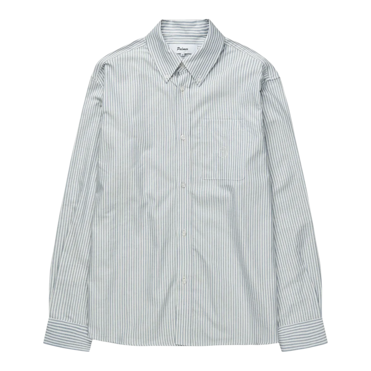 Palmes - Deuce Oxford Shirt - Blue Stripe - Image 2