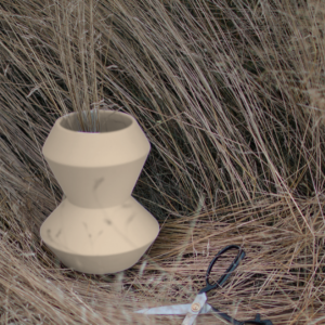 Ygg&Lyng Dia Vase Medium – Halm gul